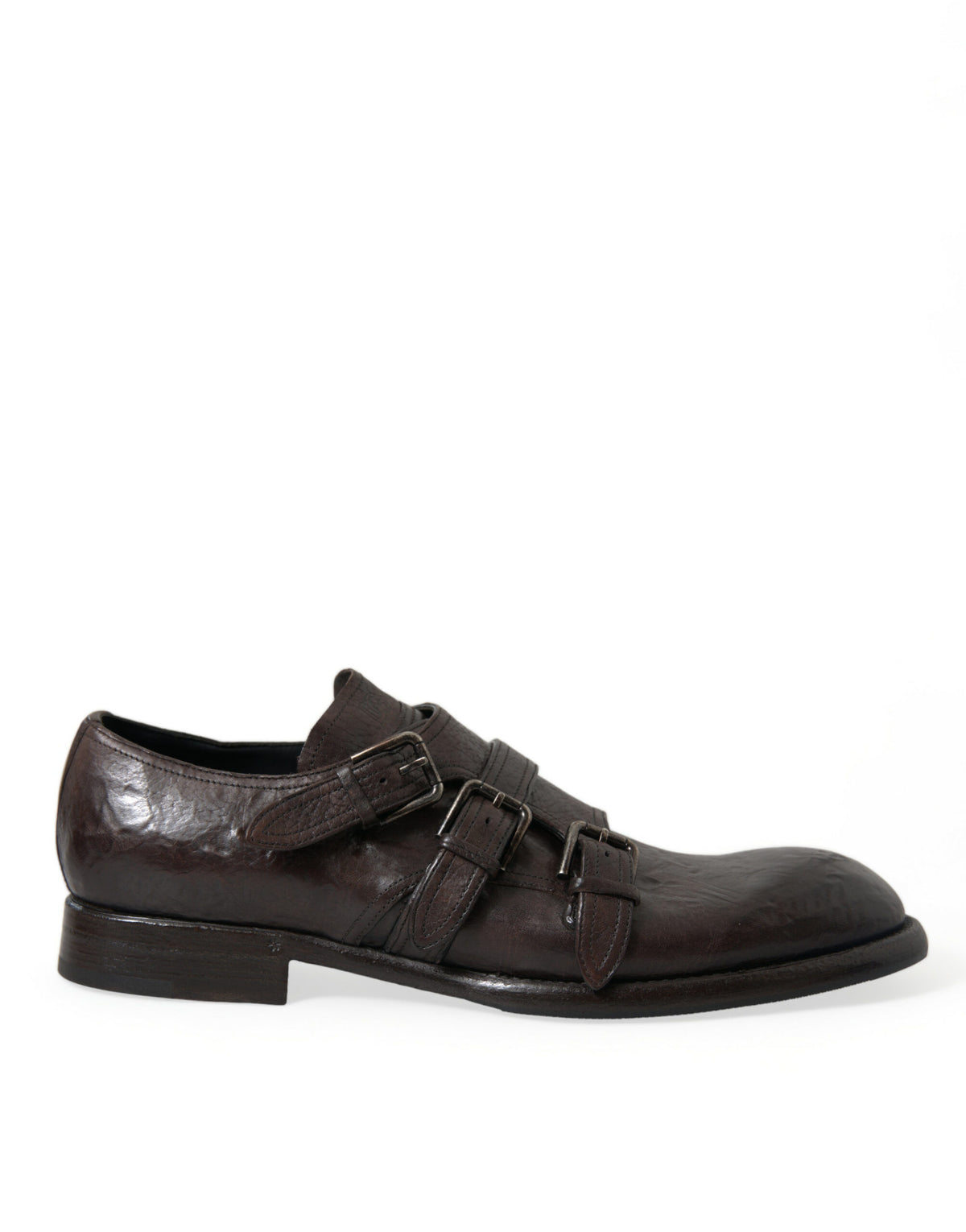 Dolce & Gabbana Brown Leather Strap Formal Dress Shoes -   -  Dolce & Gabbana.