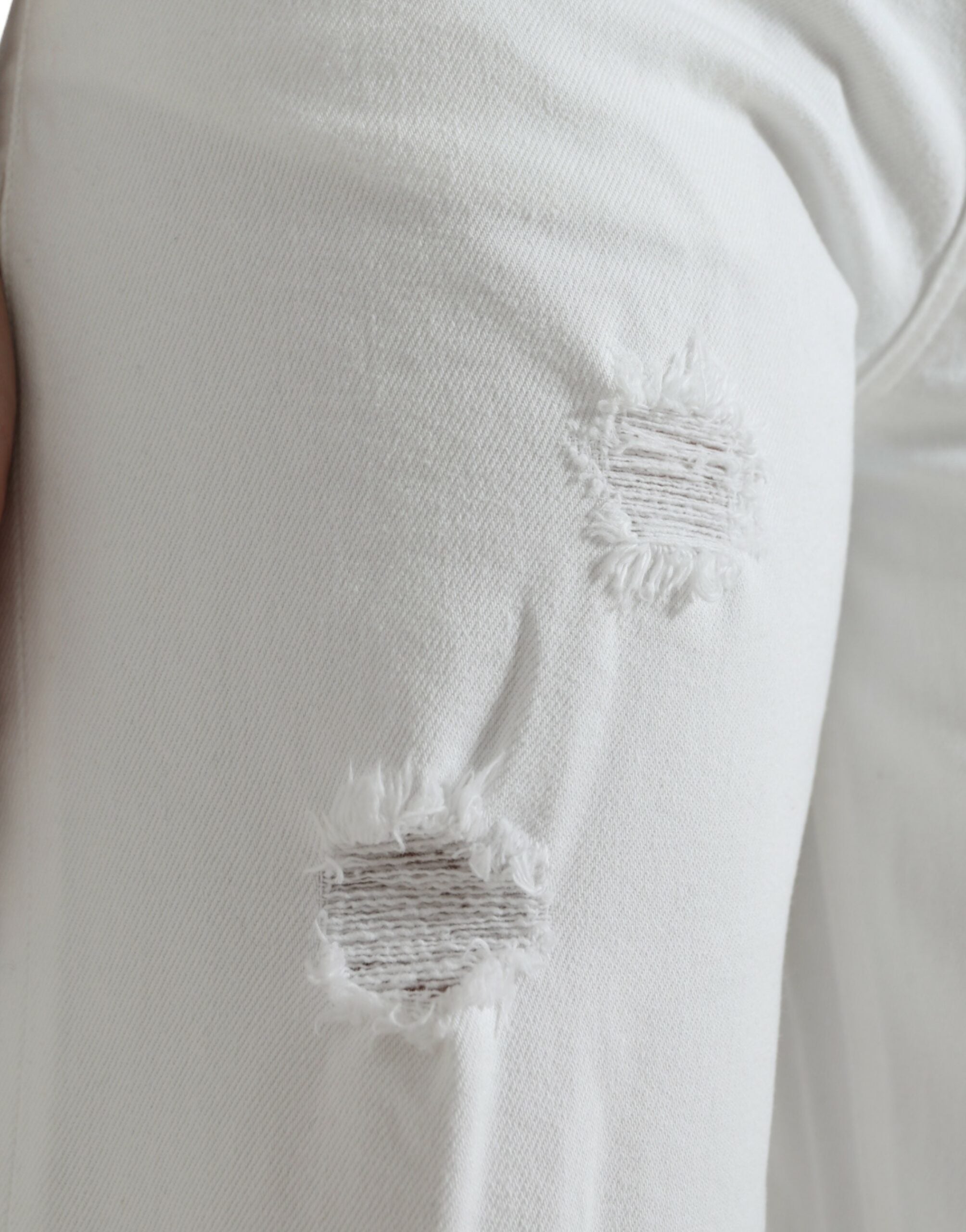 Dolce & Gabbana White Cotton Cropped Wide Leg Denim Jeans -   -  Dolce & Gabbana. Dolce & Gabbana White Cotton Cropped Wide Leg Denim Jeans -   -  Dolce & Gabbana.