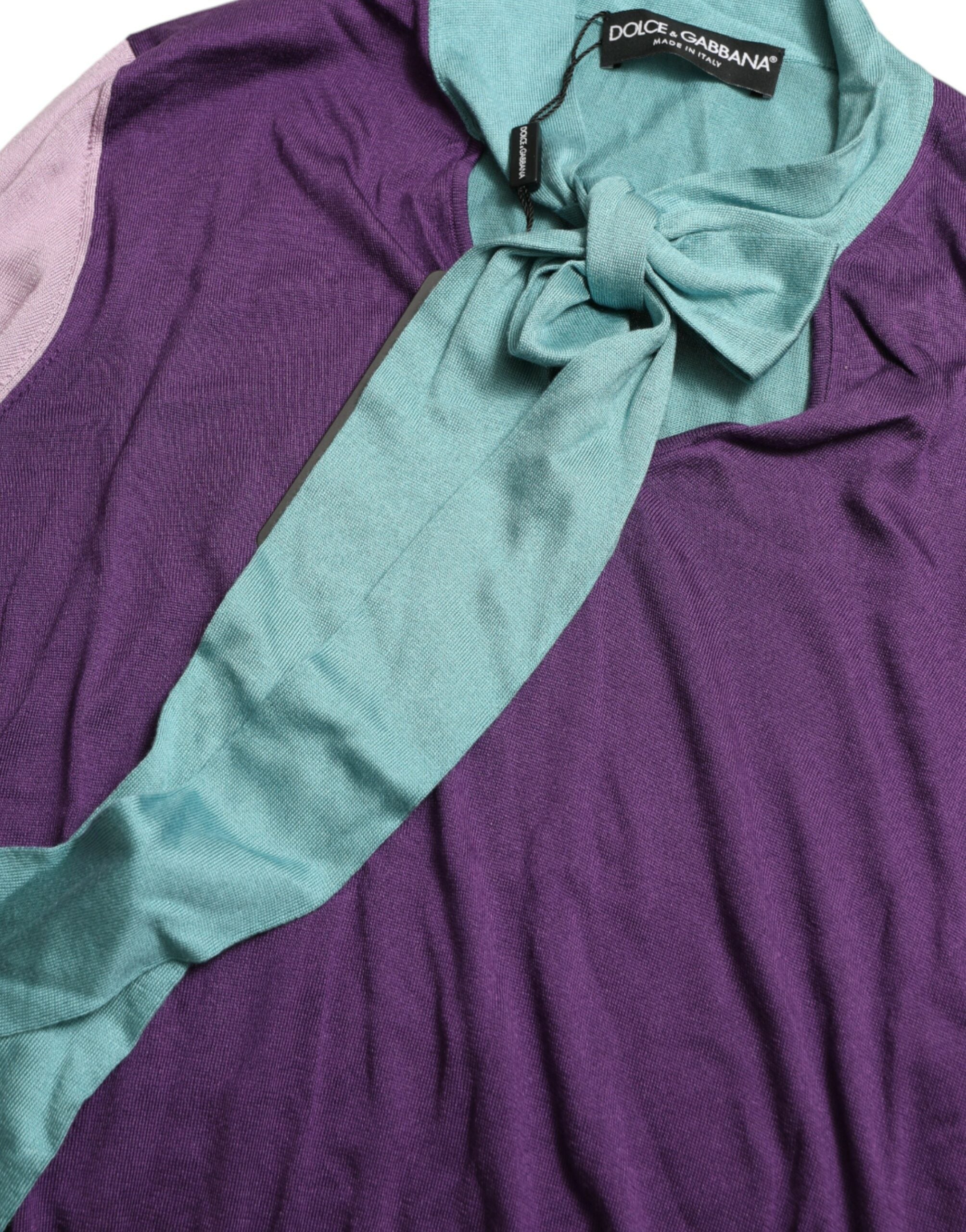 Dolce & Gabbana Multicolor Bow Fastening Pullover Sweater -   -  Dolce & Gabbana. Dolce & Gabbana Multicolor Bow Fastening Pullover Sweater -   -  Dolce & Gabbana.