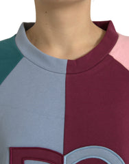 Dolce & Gabbana Multicolor Cotton Crewneck Pullover Sweater -   -  Dolce & Gabbana.