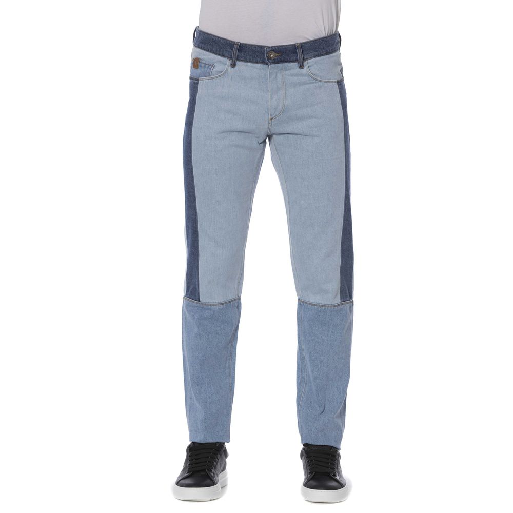 Trussardi Jeans Blue Cotton Men Jeans -   -  Trussardi Jeans.