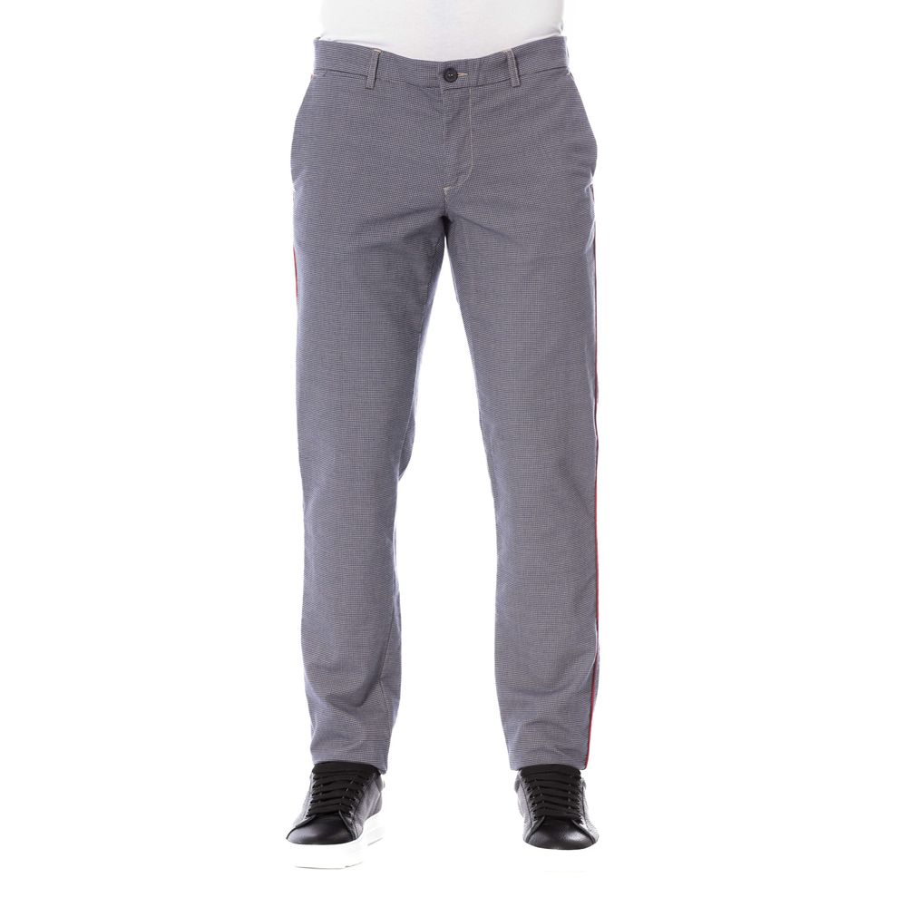 Trussardi Jeans Blue Cotton Men's Trouser -   -  Trussardi Jeans.