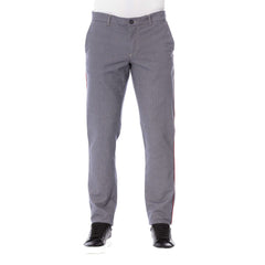 Trussardi Jeans Blue Cotton Men's Trouser -   -  Trussardi Jeans.