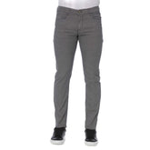 Trussardi Jeans Gray Cotton Men Pant -   -  Trussardi Jeans.