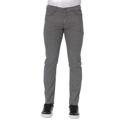 Trussardi Jeans Gray Cotton Men Pant -   -  Trussardi Jeans.