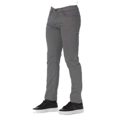 Trussardi Jeans Gray Cotton Men Pant -   -  Trussardi Jeans.