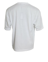 Dolce & Gabbana White Cotton Short Sleeves Crewneck T-shirt -   -  Dolce & Gabbana.