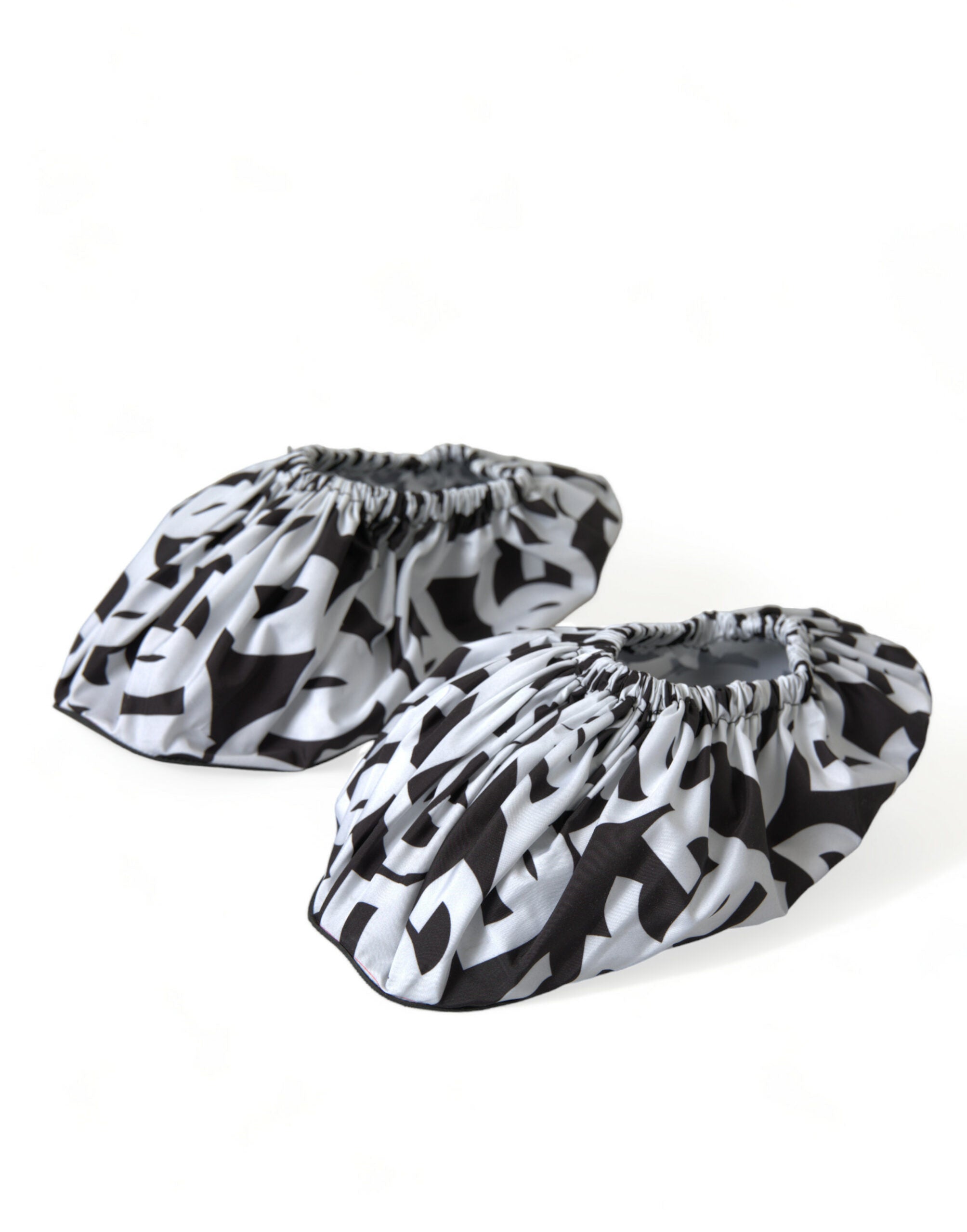 Dolce & Gabbana White Logo Print Nylon Slip On Flats Shoes -   -  Dolce & Gabbana. Dolce & Gabbana White Logo Print Nylon Slip On Flats Shoes -   -  Dolce & Gabbana.