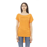 Just Cavalli Orange Cotton Women T-Shirt -   -  Just Cavalli.