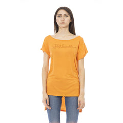 Just Cavalli Orange Cotton Women T-Shirt -   -  Just Cavalli.