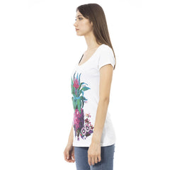 Just Cavalli White Cotton Women T-Shirt -   -  Just Cavalli.