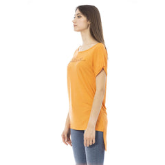 Just Cavalli Orange Cotton Women T-Shirt -   -  Just Cavalli.