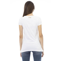 Just Cavalli White Cotton Women T-Shirt -   -  Just Cavalli.