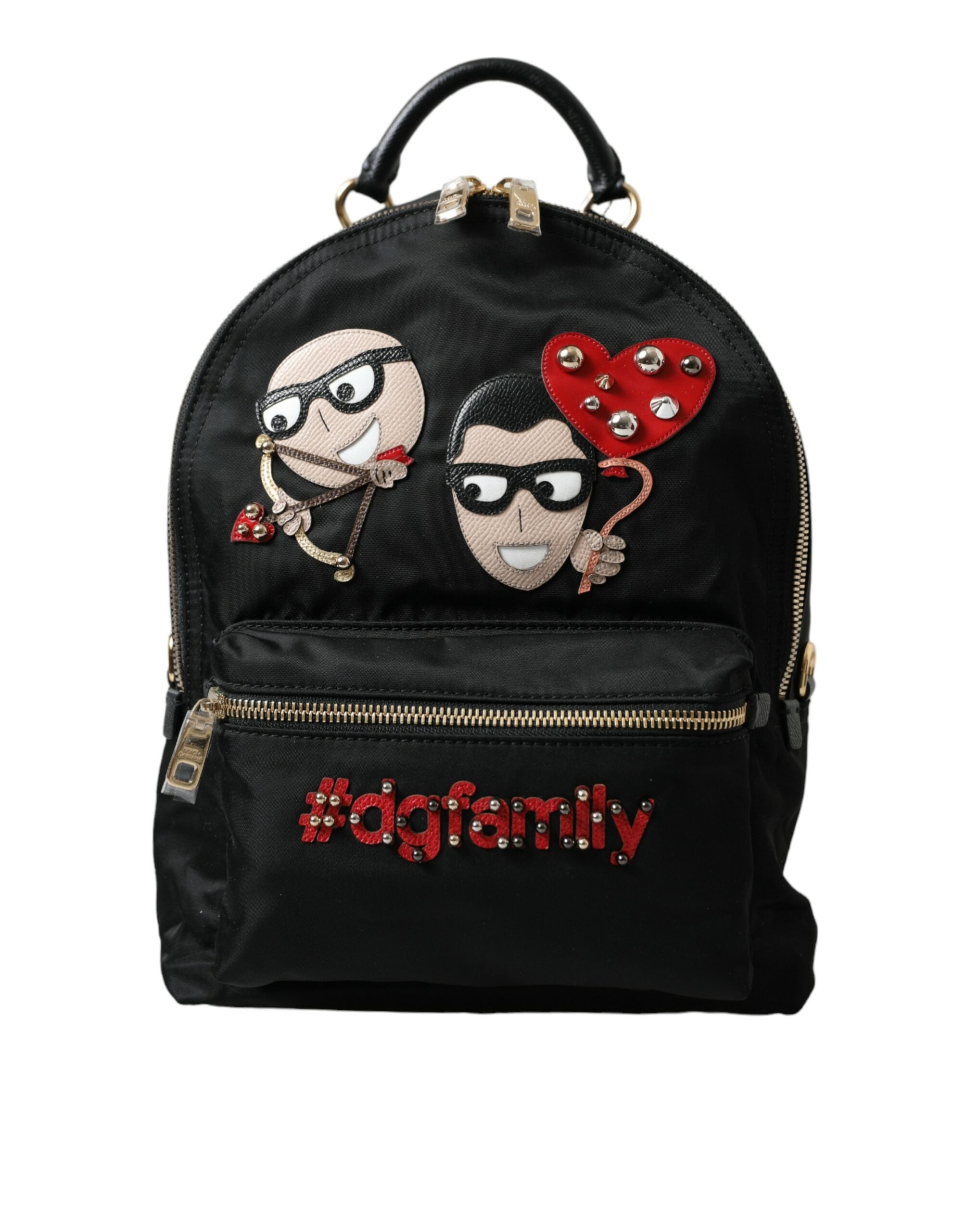 Dolce & Gabbana Black #DGFAMILY Embellished Backpack VULCANO Bag -  Luxury Handbags for Women -  Dolce & Gabbana.