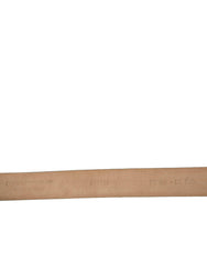 Dolce & Gabbana Dark Brown Leather Silver Metal Buckle Belt -   -  Dolce & Gabbana.