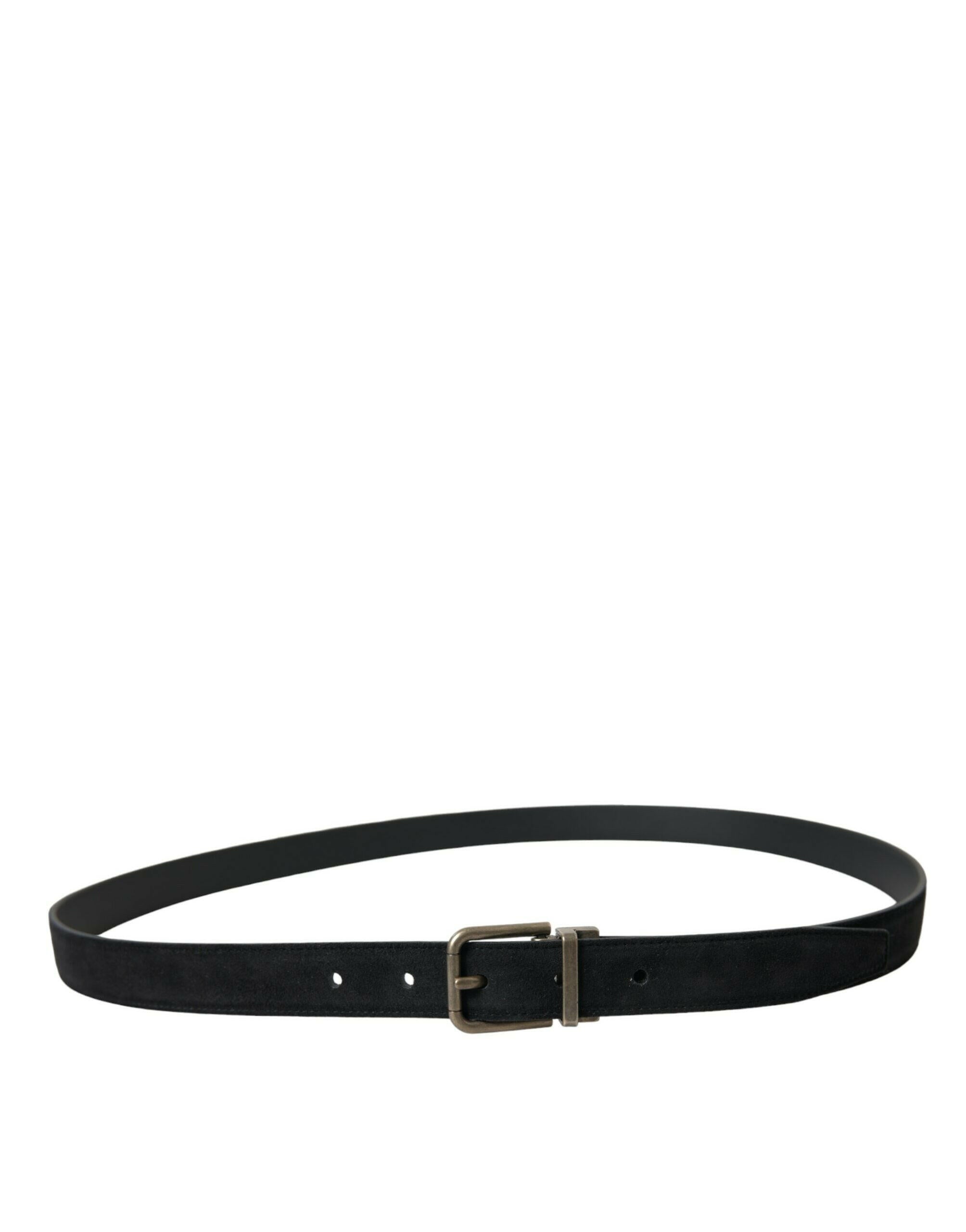 Dolce & Gabbana Black Goat Leather Antique Metal Buckle Belt -   -  Dolce & Gabbana. Dolce & Gabbana Black Goat Leather Antique Metal Buckle Belt -   -  Dolce & Gabbana.