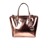 Michael Kors Jet Set Primrose Metallic XS Carryall Top Zip Tote Bag Purse -  Luxury Shopper Bag for Women -  Michael Kors.