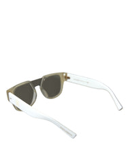 Dolce & Gabbana White Acetate Mirror Lenses DG4356 Sunglasses -  Jewellery, Women -  Dolce & Gabbana.
