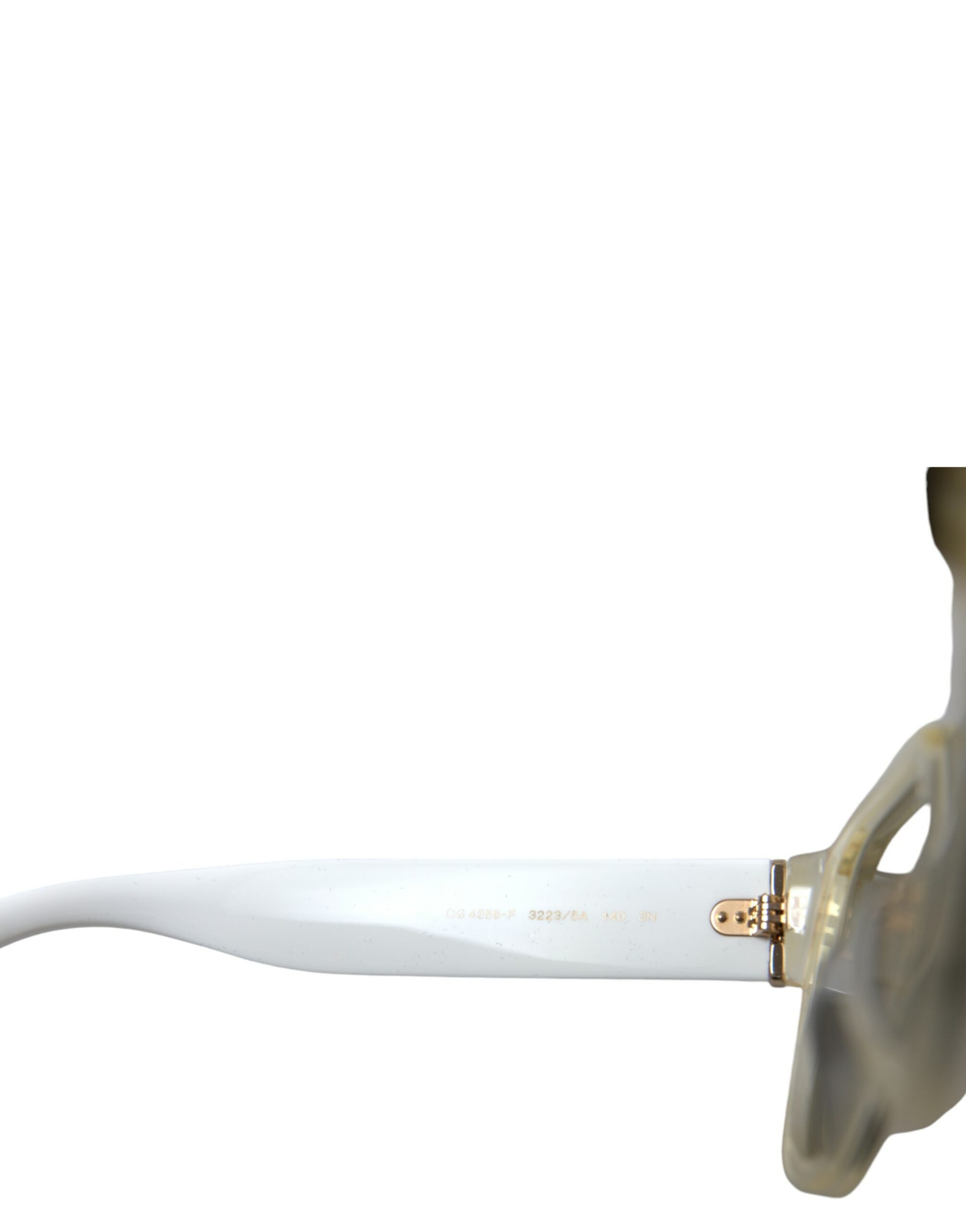 Dolce & Gabbana White Acetate Mirror Lenses DG4356 Sunglasses -  Jewellery, Women -  Dolce & Gabbana. Dolce & Gabbana White Acetate Mirror Lenses DG4356 Sunglasses -  Jewellery, Women -  Dolce & Gabbana.