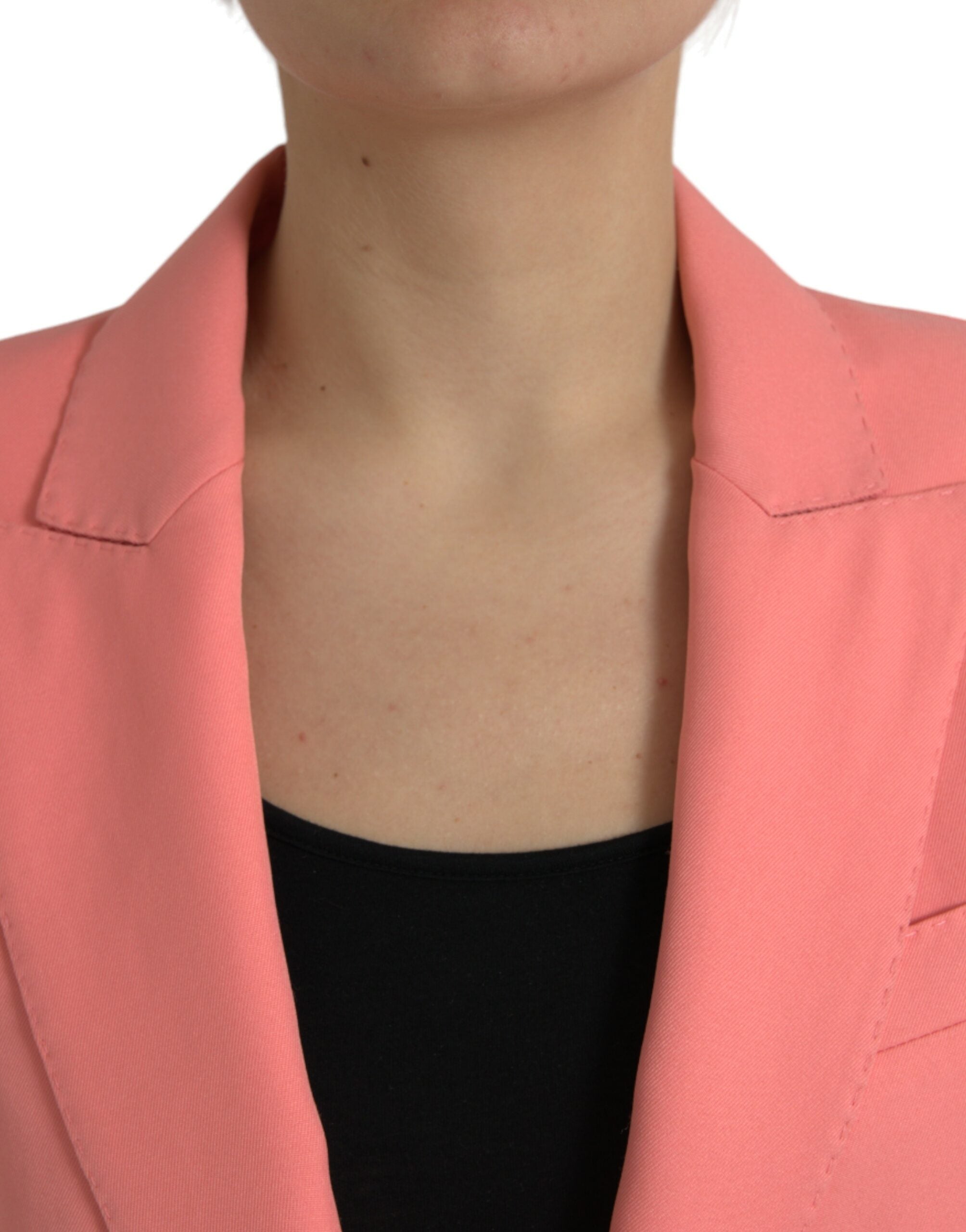Dolce & Gabbana Pink Polyester Single Breasted Blazer Jacket -   -  Dolce & Gabbana. Dolce & Gabbana Pink Polyester Single Breasted Blazer Jacket -   -  Dolce & Gabbana.