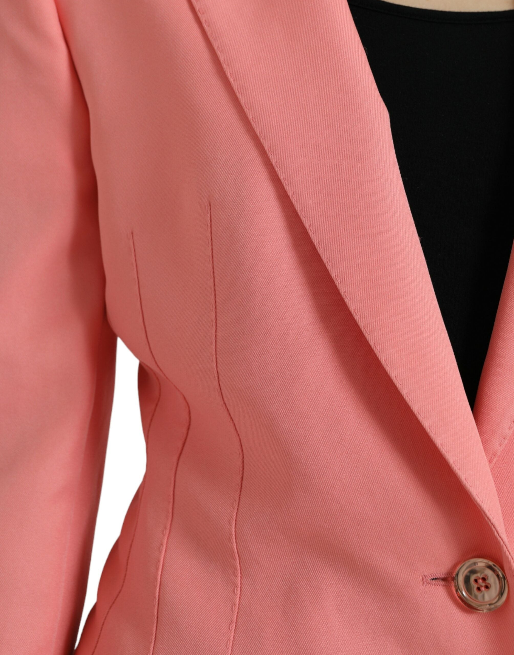 Dolce & Gabbana Pink Polyester Single Breasted Blazer Jacket -   -  Dolce & Gabbana. Dolce & Gabbana Pink Polyester Single Breasted Blazer Jacket -   -  Dolce & Gabbana.