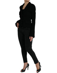 Dolce & Gabbana Black Viscose Single Breasted Blazer Jacket -   -  Dolce & Gabbana.