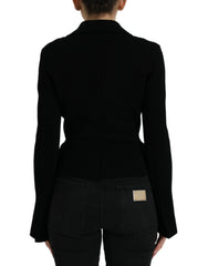 Dolce & Gabbana Black Viscose Single Breasted Blazer Jacket -   -  Dolce & Gabbana.