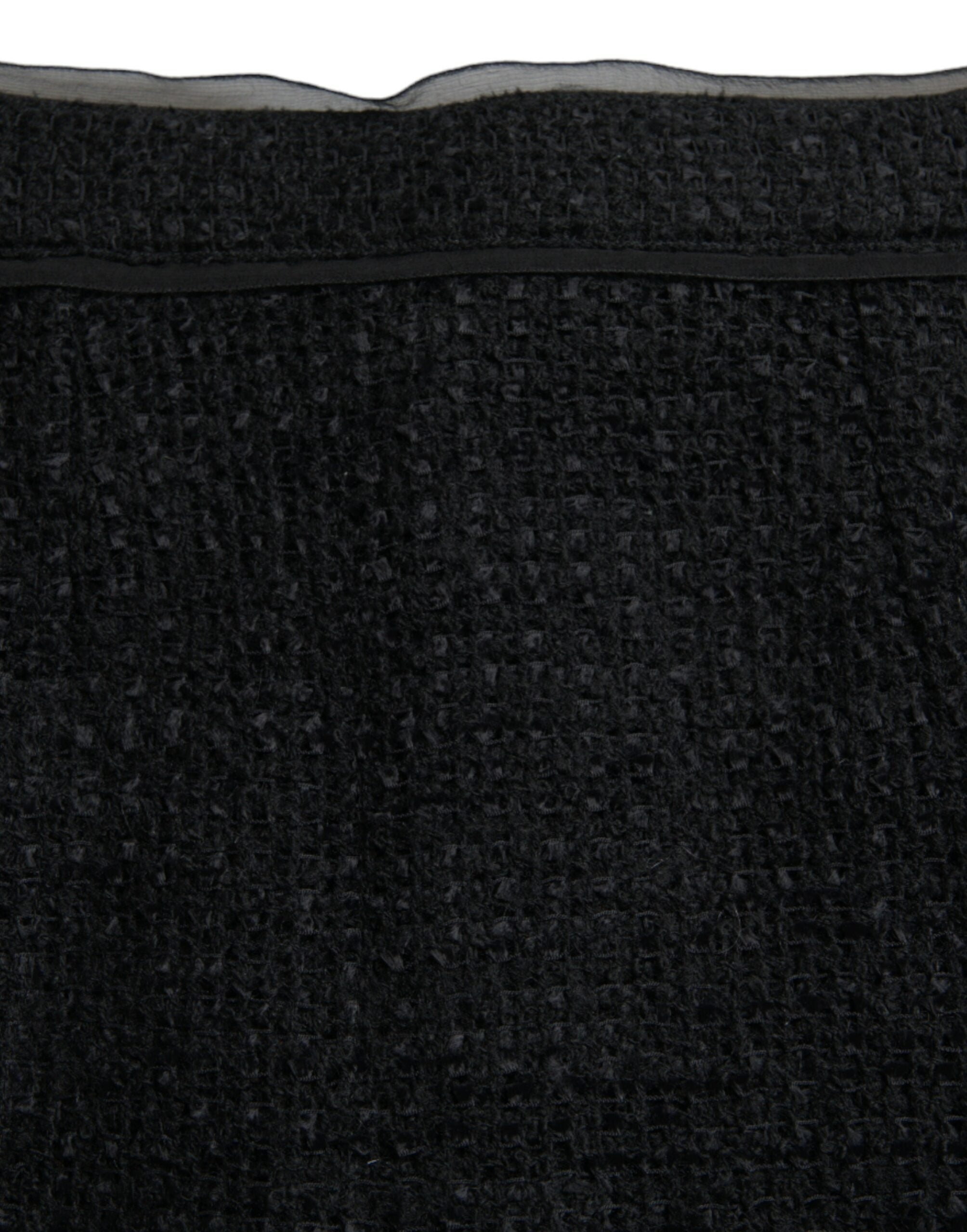 Dolce & Gabbana Black Wool High Waist Pencil Cut Midi Skirt -   -  Dolce & Gabbana. Dolce & Gabbana Black Wool High Waist Pencil Cut Midi Skirt -   -  Dolce & Gabbana.