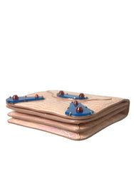 Balenciaga Beige Blue Agate Exotic Leather Gold Chain Purse Bag -  Luxury Clutch Bag for Women -  Balenciaga.