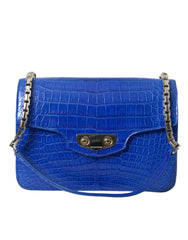 Balenciaga Blue Exotic Leather Neo Classic Small Shoulder Bag -  Luxury Shoulder Bag for Women -  Balenciaga.