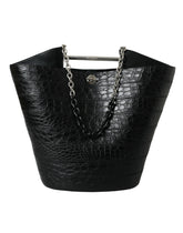 Balenciaga Black Exotic Skin Leather Maxi Bucket Tote Purse Bag -   -  Balenciaga.