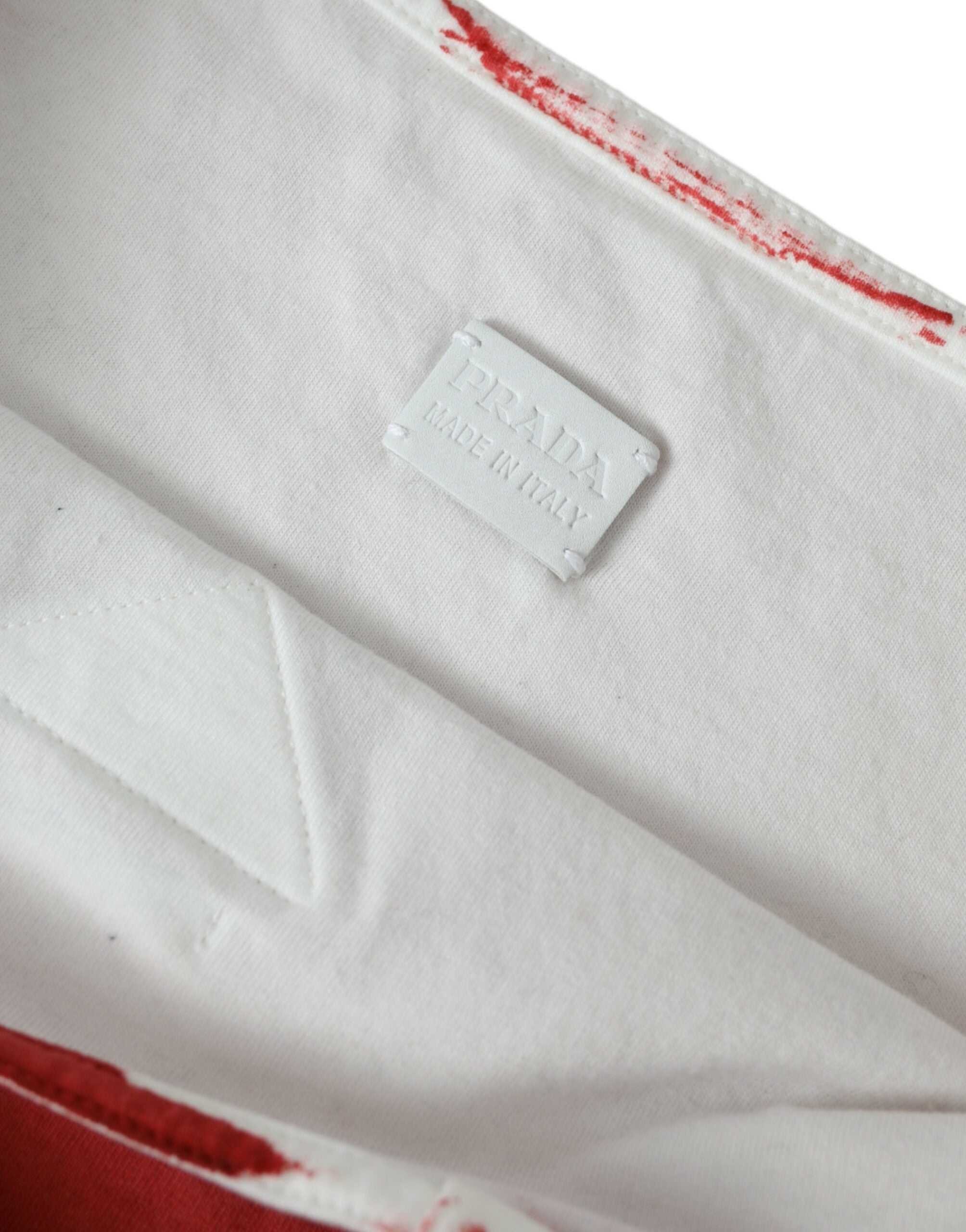 Prada Red Jersey Fabric Logo Shoulder Shopping Tote Bag -  Luxury Shopper Bag for Women -  Prada. Prada Red Jersey Fabric Logo Shoulder Shopping Tote Bag -  Luxury Shopper Bag for Women -  Prada.