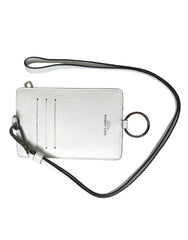 Dolce & Gabbana White Calf Leather Lanyard Logo Card Holder Wallet -  Wallets for Men -  Dolce & Gabbana.