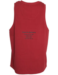 Dolce & Gabbana Red Leopard Print Sleeveless Tank T-shirt -   -  Dolce & Gabbana.