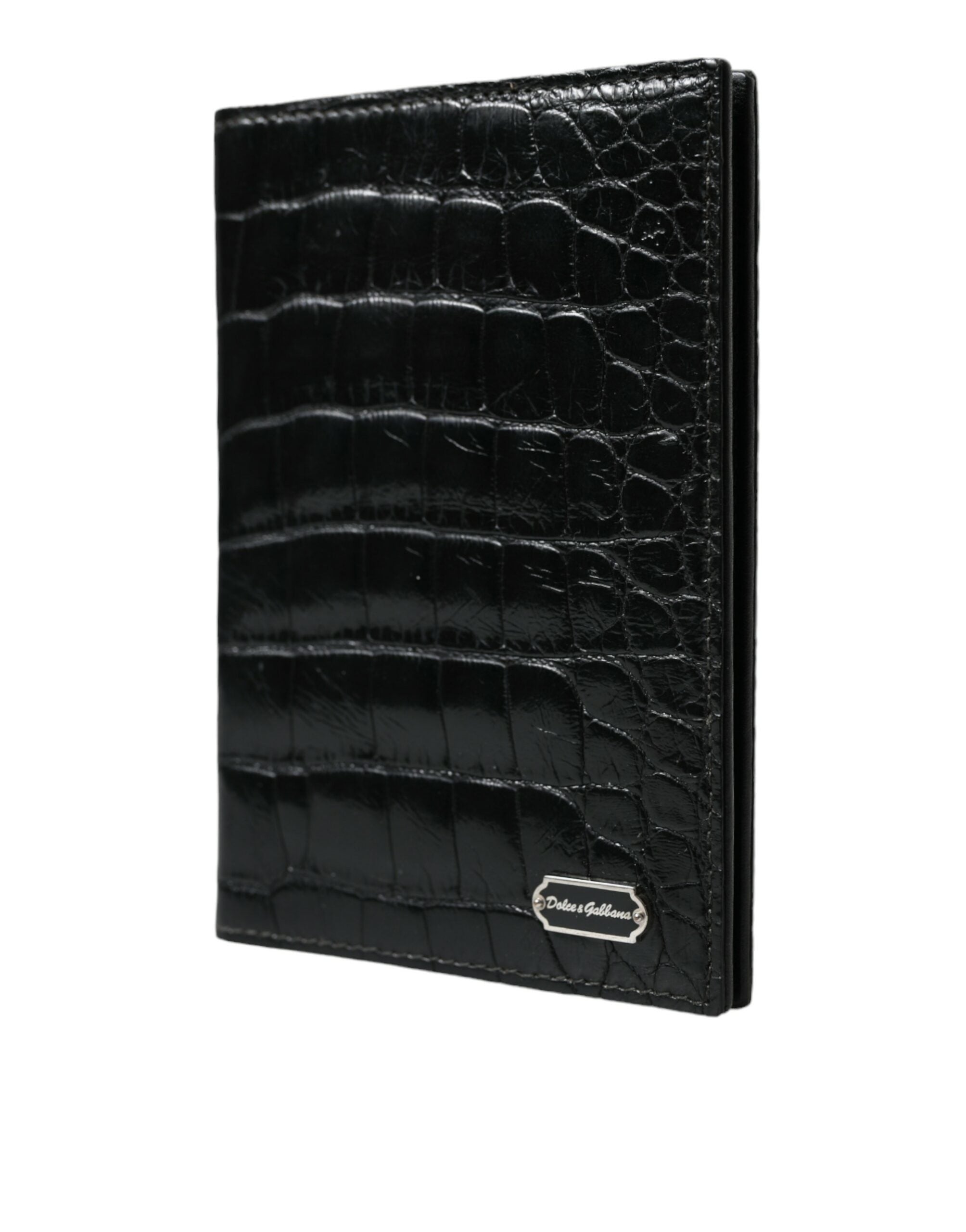 Dolce & Gabbana Black Exotic Skin Leather Long Bifold Passport Holder -   -  Dolce & Gabbana. Dolce & Gabbana Black Exotic Skin Leather Long Bifold Passport Holder -   -  Dolce & Gabbana.