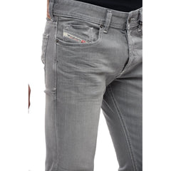 Diesel Gray Cotton Jeans & Pant -   -  Diesel.