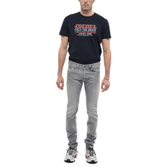 Diesel Gray Cotton Jeans & Pant -   -  Diesel.