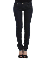 Ermanno Scervino Blue Slim Jeans Denim Pants Skinny Leg Stretch -   -  Ermanno Scervino.