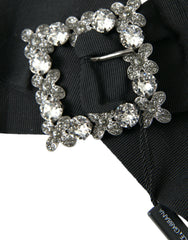 Dolce & Gabbana Black Swarovski Crystal Embellished Hair Clip -   -  Dolce & Gabbana.