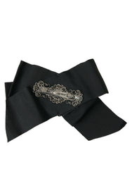 Dolce & Gabbana Black Swarovski Crystal Embellished Hair Clip -   -  Dolce & Gabbana.