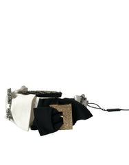 Dolce & Gabbana Multicolor Crystal Embellished Women Headband Diadem -   -  Dolce & Gabbana.