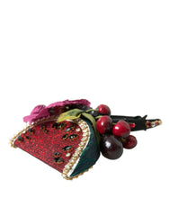 Dolce & Gabbana Red Watermelon Cherry Crystal Hairband Statement Diadem -   -  Dolce & Gabbana.