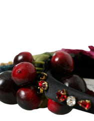 Dolce & Gabbana Red Watermelon Cherry Crystal Hairband Statement Diadem -   -  Dolce & Gabbana.