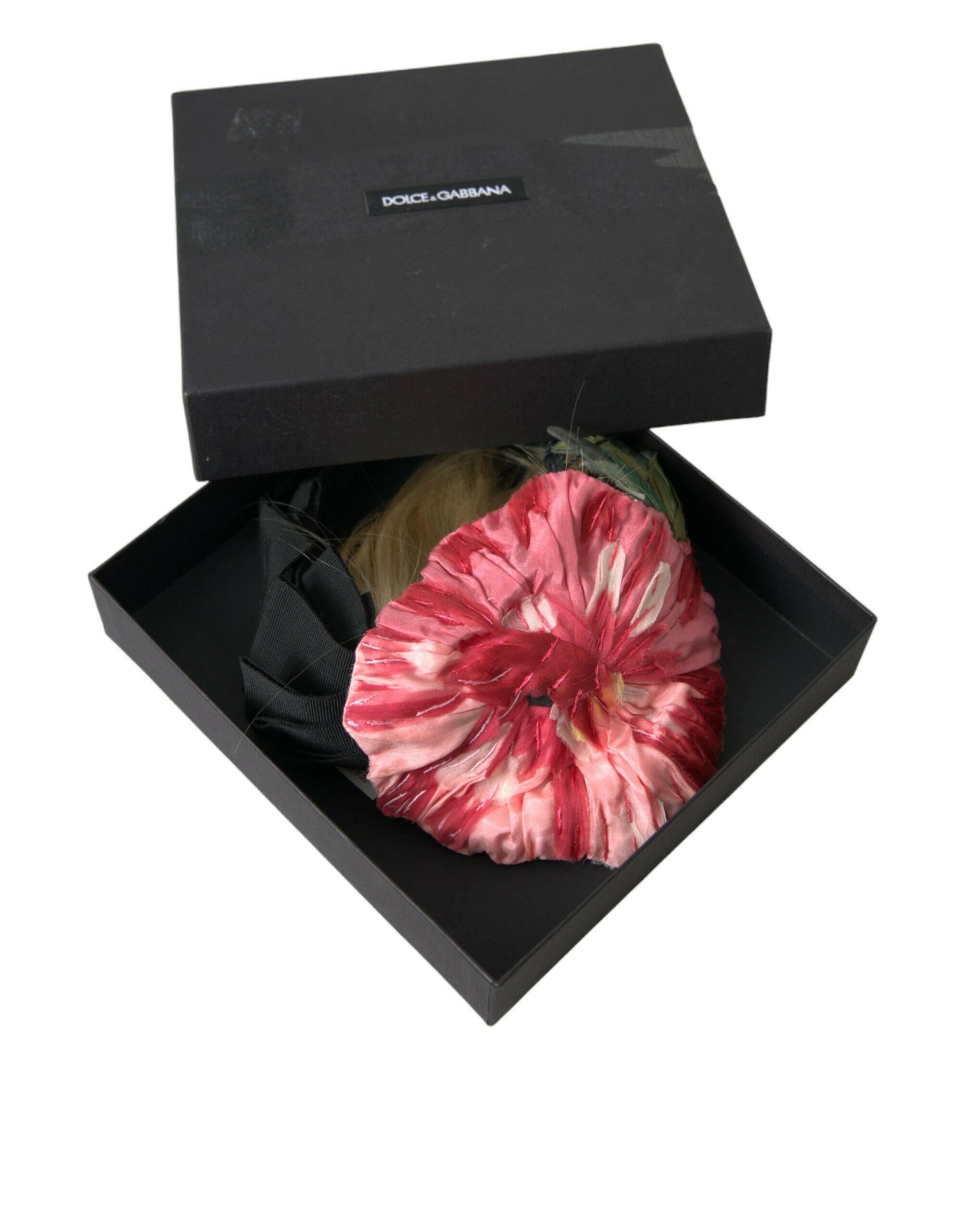 Dolce & Gabbana Black Viscose White Hair Parrucchiera Headband Diadem -   -  Dolce & Gabbana. Dolce & Gabbana Black Viscose White Hair Parrucchiera Headband Diadem -   -  Dolce & Gabbana.