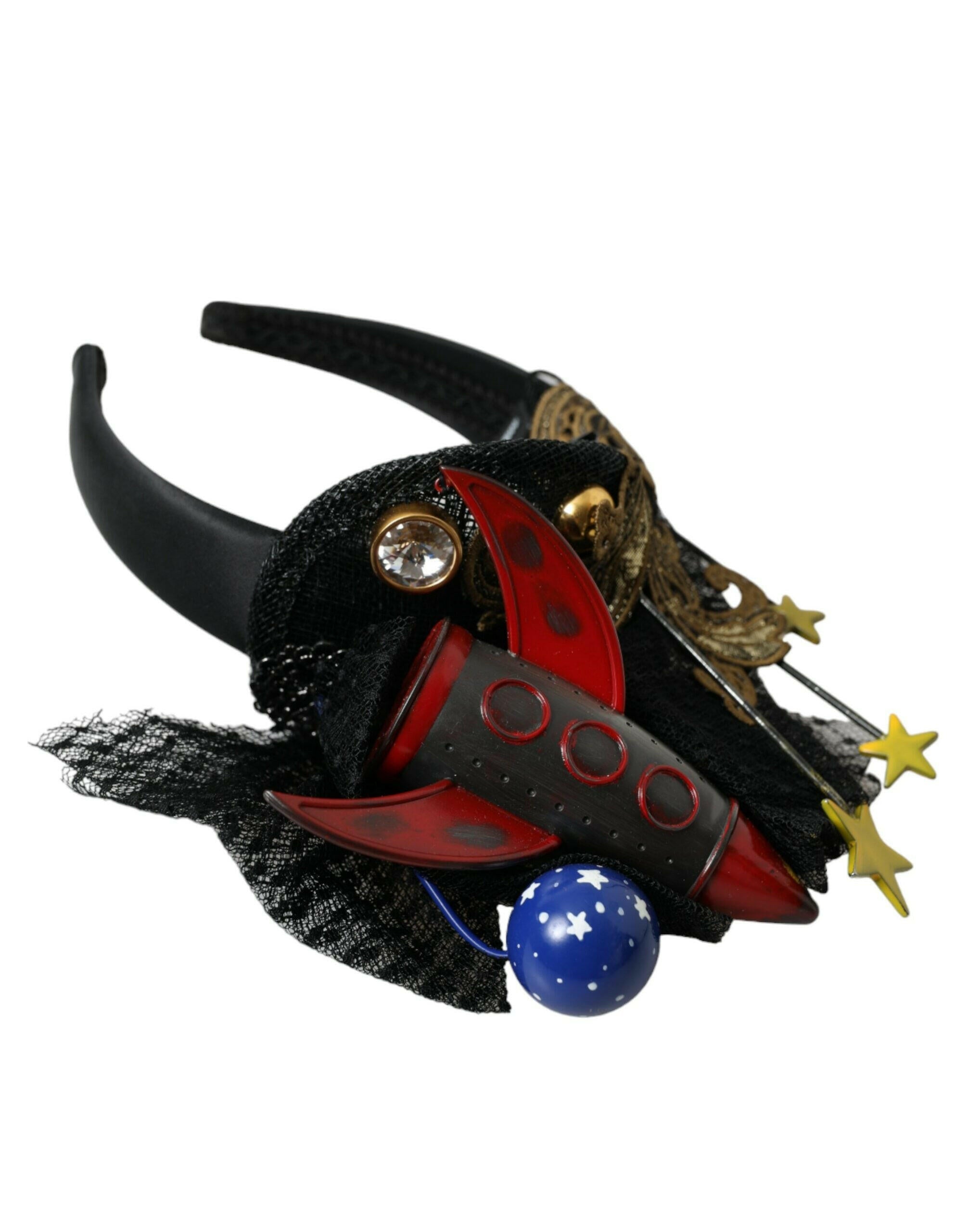Dolce & Gabbana Multicolor Missile Rocket Crystal Stars Headband Diadem -   -  Dolce & Gabbana.