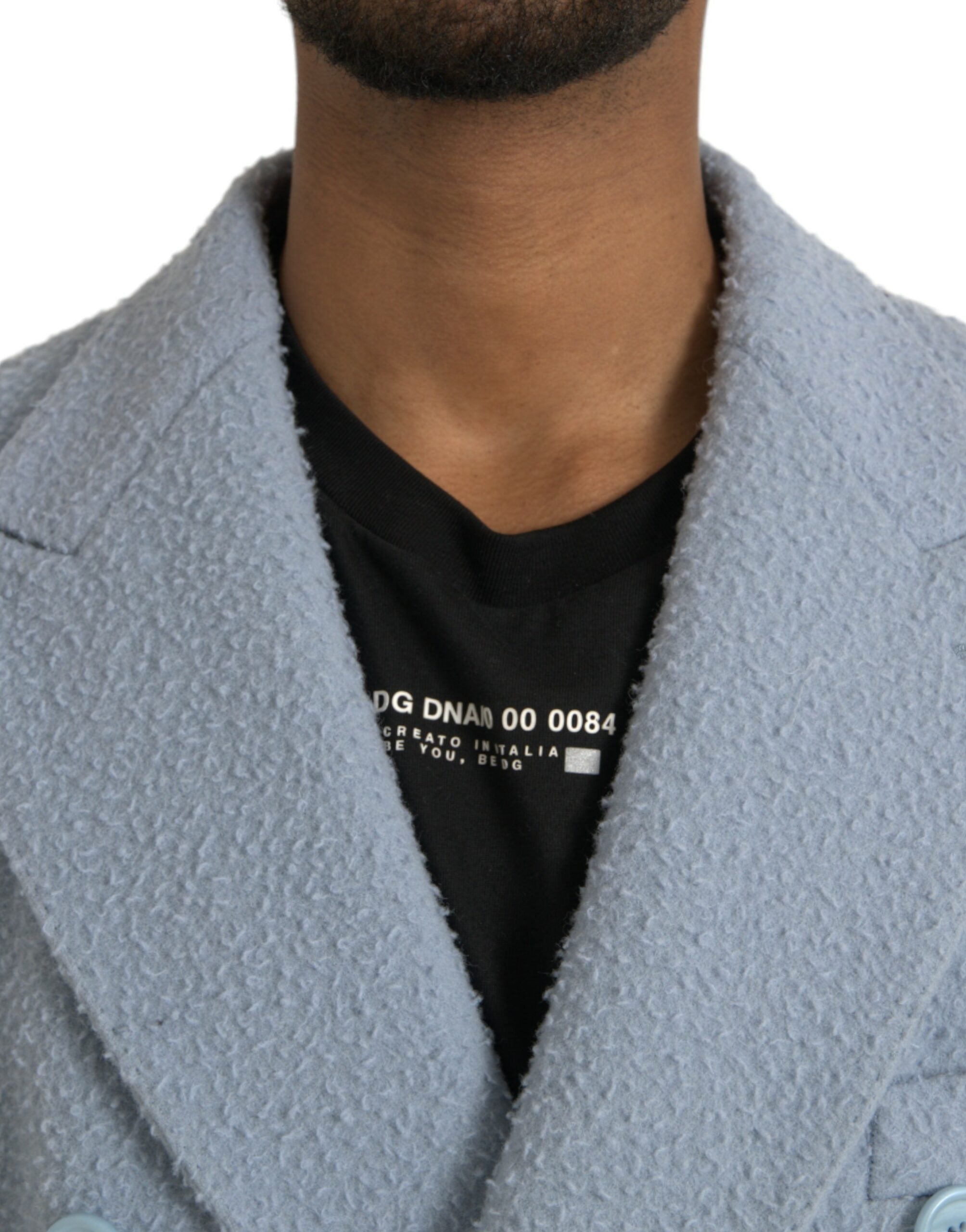 Dolce & Gabbana Blue Double Breasted Long Trench Coat Jacket -   -  Dolce & Gabbana. Dolce & Gabbana Blue Double Breasted Long Trench Coat Jacket -   -  Dolce & Gabbana.