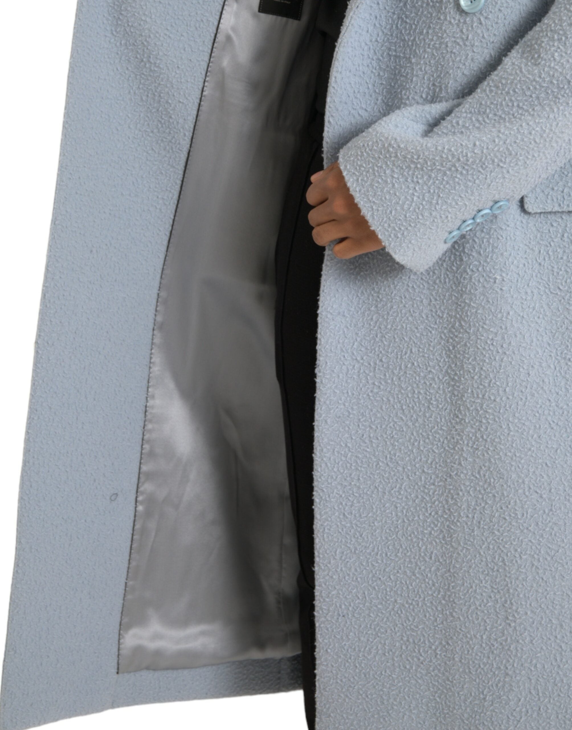 Dolce & Gabbana Blue Double Breasted Long Trench Coat Jacket -   -  Dolce & Gabbana. Dolce & Gabbana Blue Double Breasted Long Trench Coat Jacket -   -  Dolce & Gabbana.