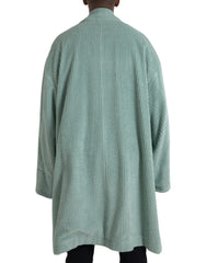 Dolce & Gabbana Blue Double Breasted Corduroy Cotton Jacket -   -  Dolce & Gabbana.