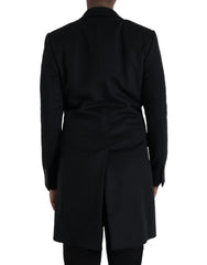 Dolce & Gabbana Black Single Breasted Trench Coat Jacket -   -  Dolce & Gabbana.