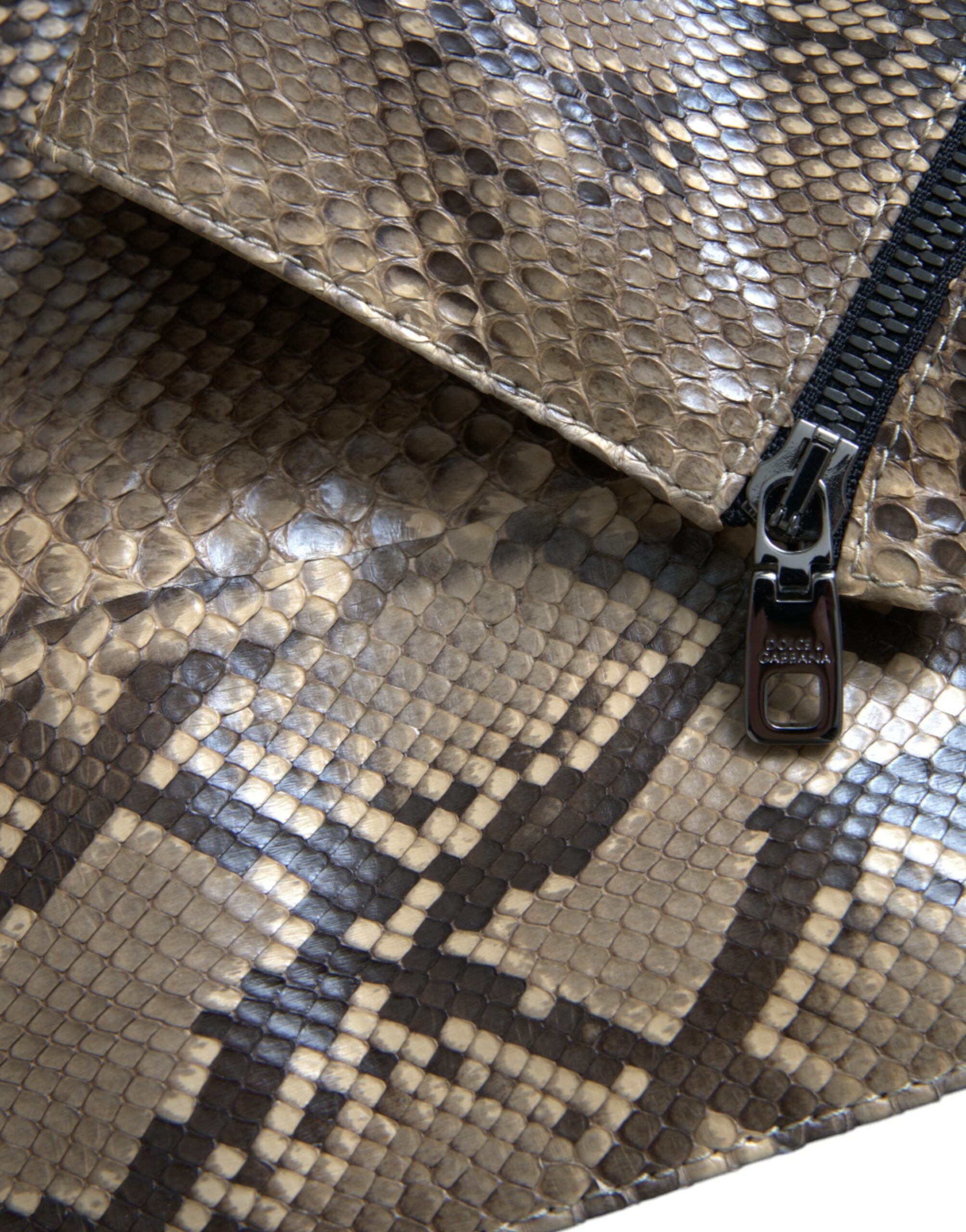 Dolce & Gabbana Beige Exotic Leather Biker Blouson Jacket -   -  Dolce & Gabbana. Dolce & Gabbana Beige Exotic Leather Biker Blouson Jacket -   -  Dolce & Gabbana.